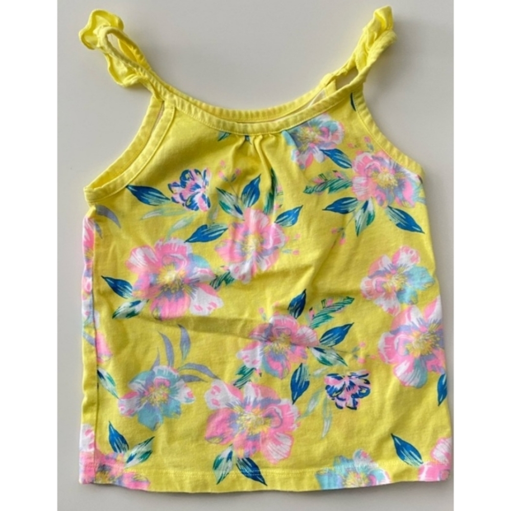 Oshkosh baby girl Hawaiian floral tank